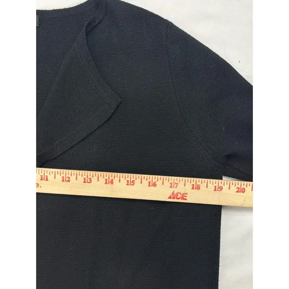 J. Crew Juliette Collarless Sweater Blazer Women XXS Black Career Office Capsule